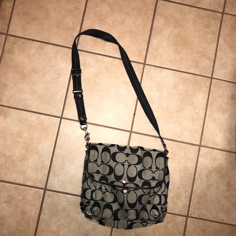 Authentic Coach cross body purse